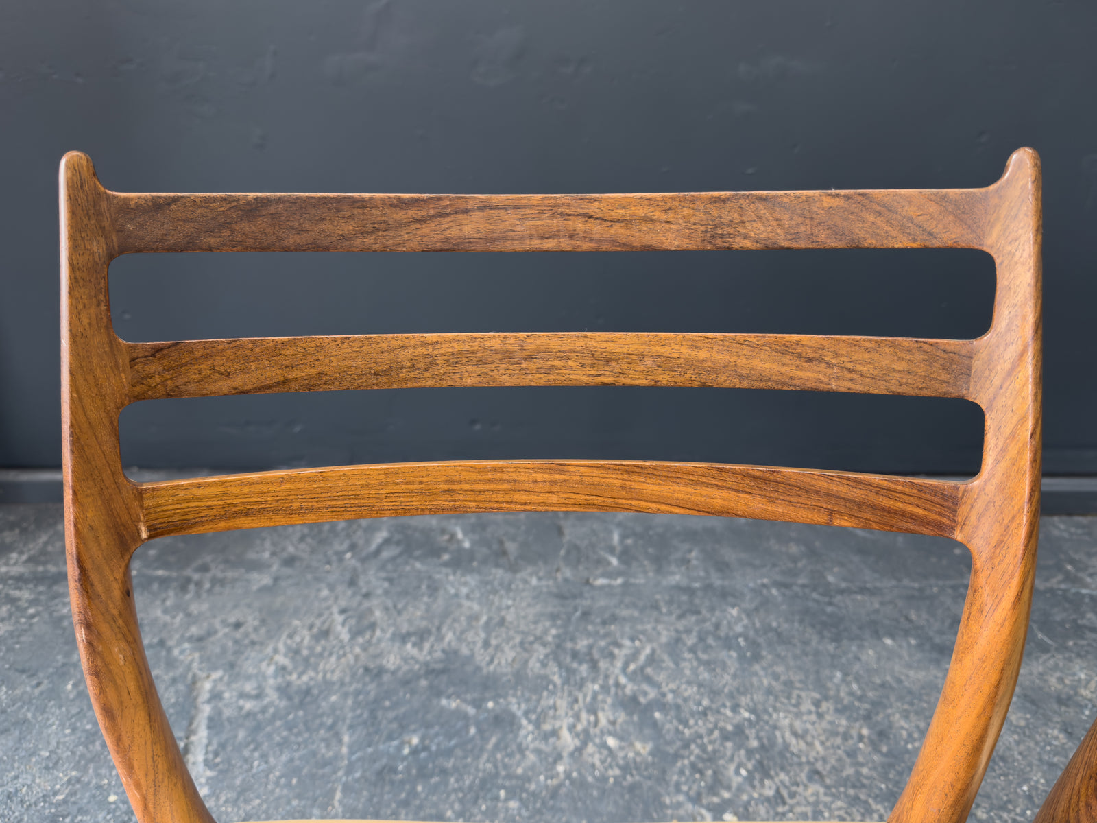 Niels Otto Moller Rosewood and Leather Model 78 Chairs