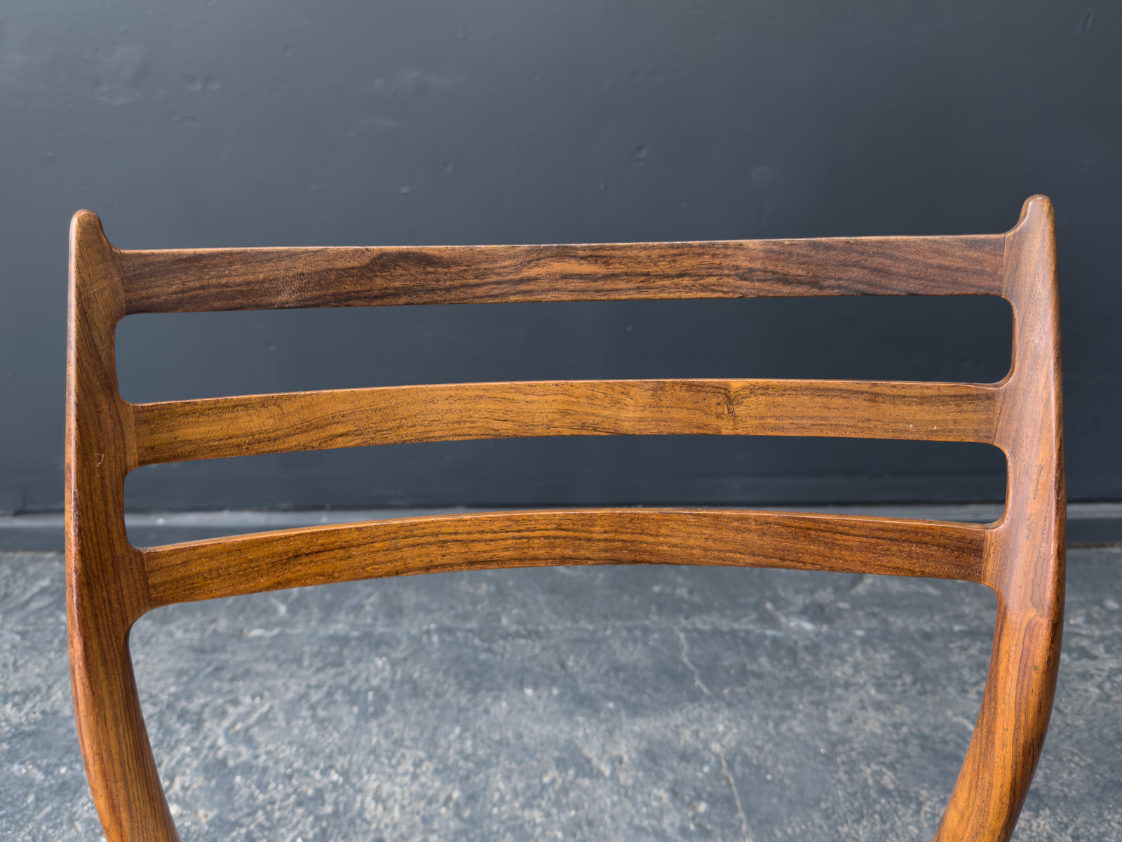 Niels Otto Moller Rosewood and Leather Model 78 Chairs