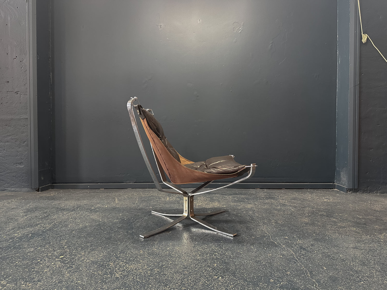 Chrome falcon by Sigurd Resell