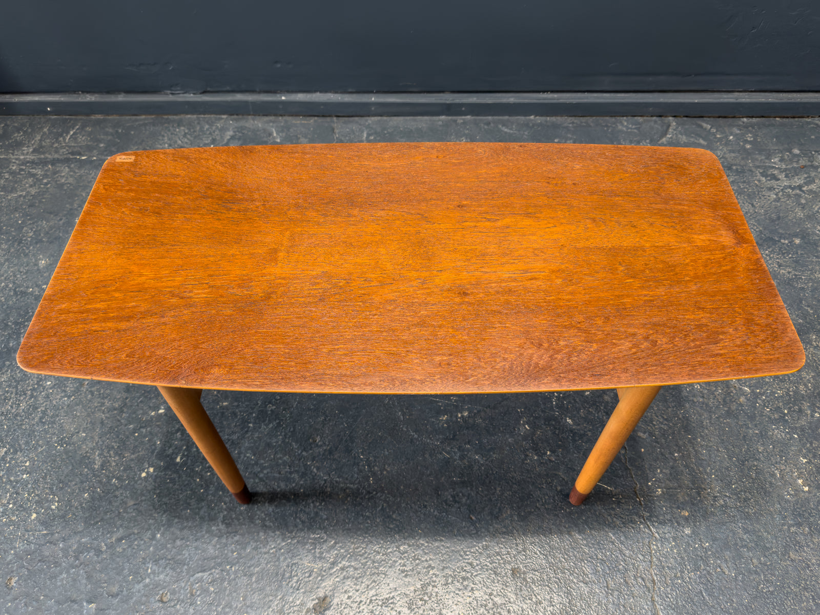 Teak and Beech Coffee Table