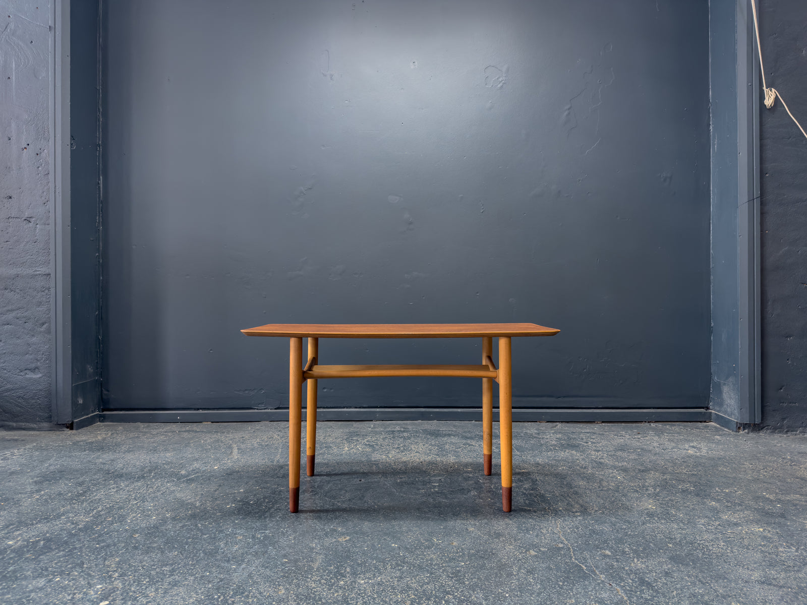Teak and Beech Coffee Table