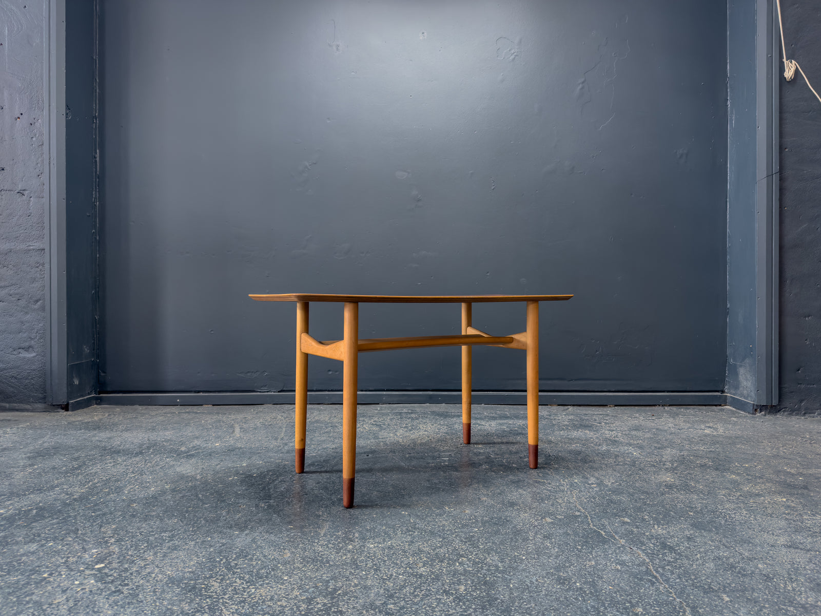 Teak and Beech Coffee Table