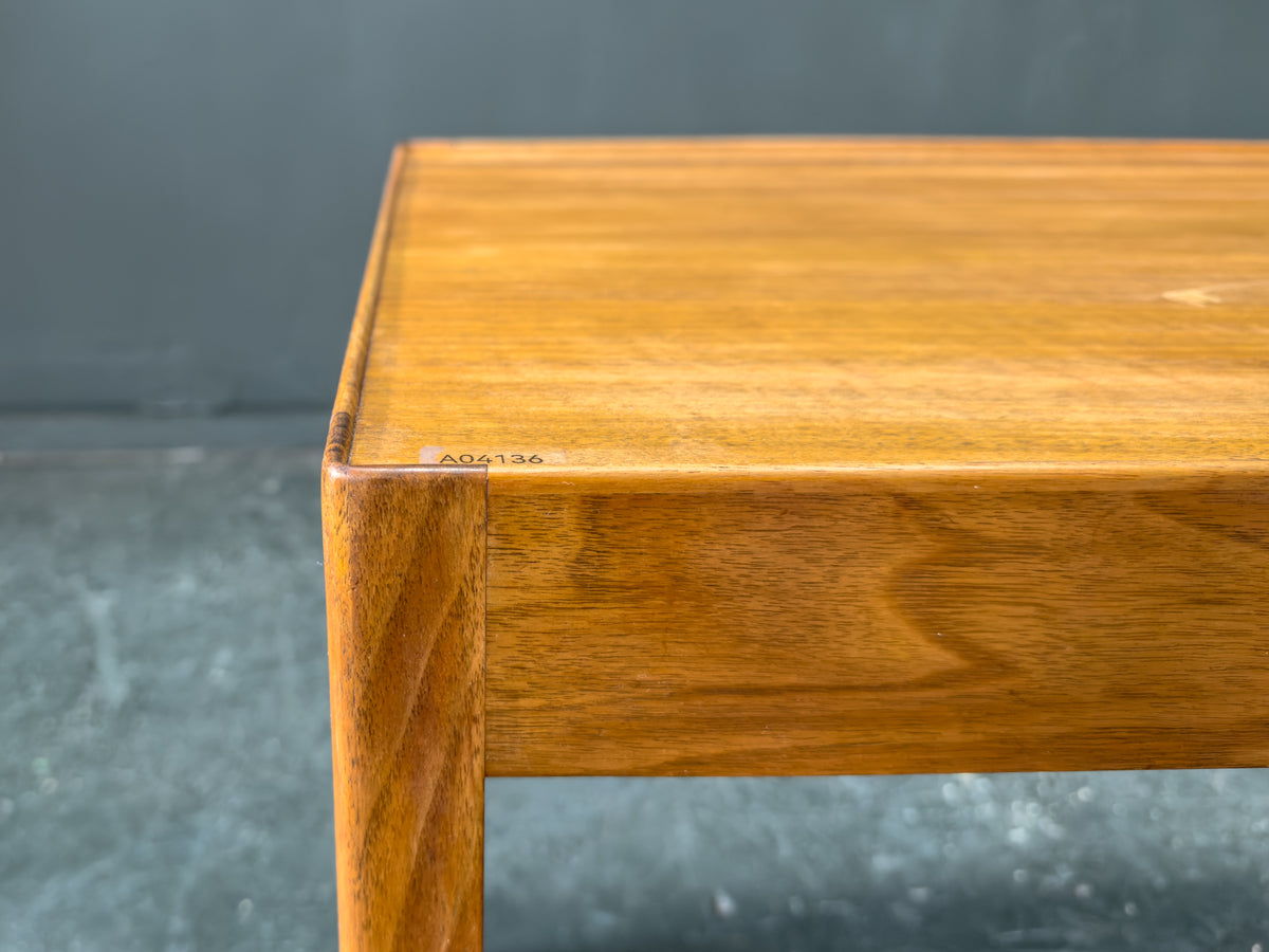 European Walnut Coffee Table with Extending Top