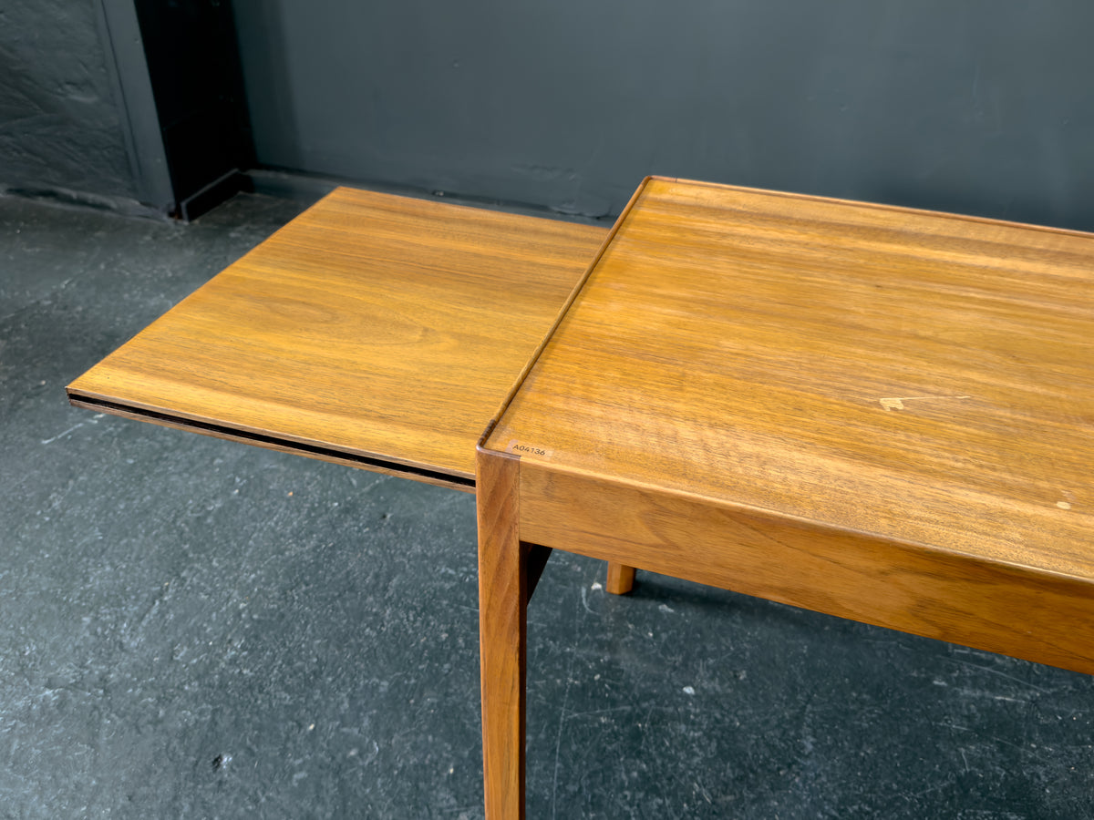 European Walnut Coffee Table with Extending Top