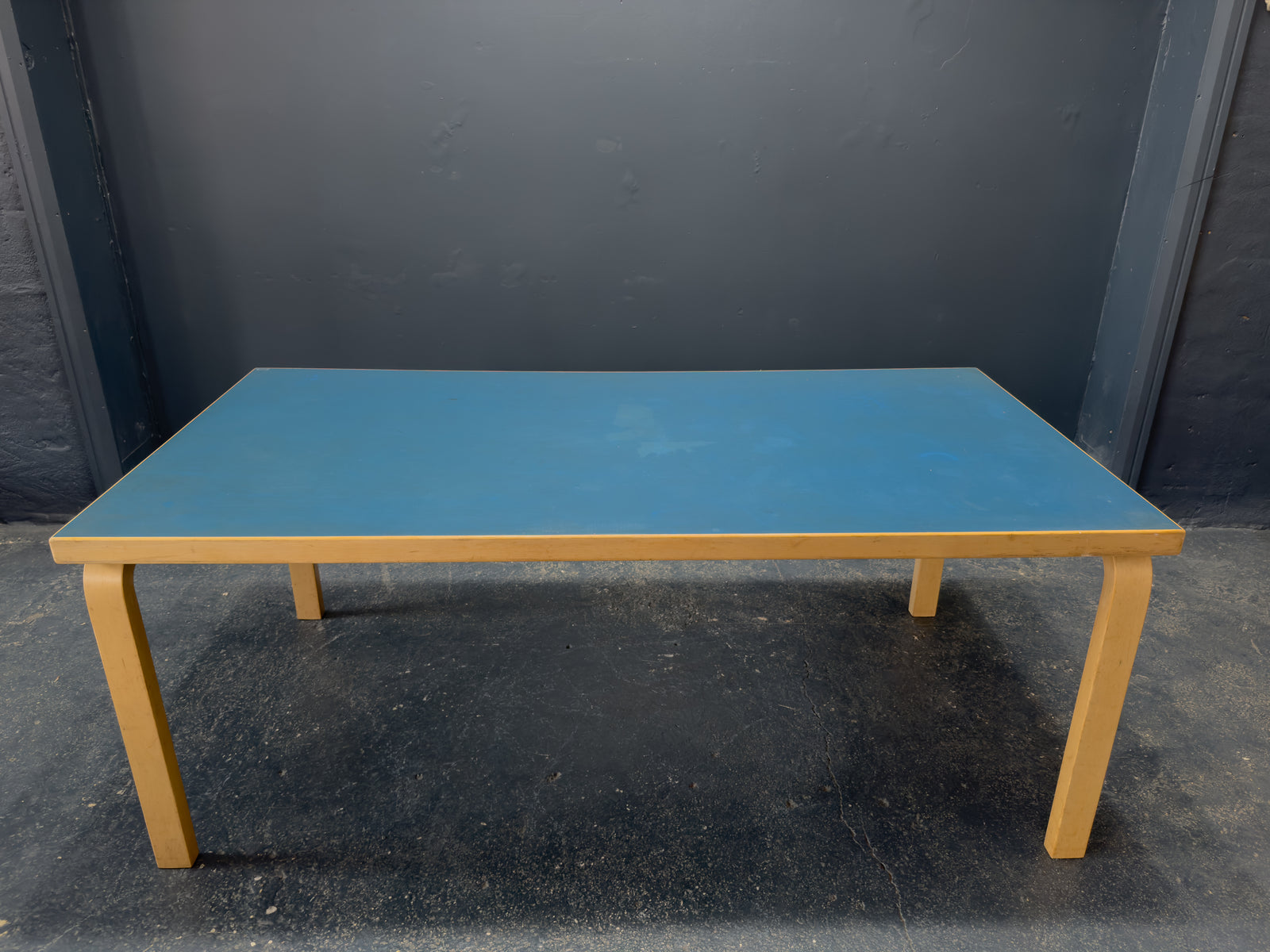 Alvar Aalto Teal Top Table 83