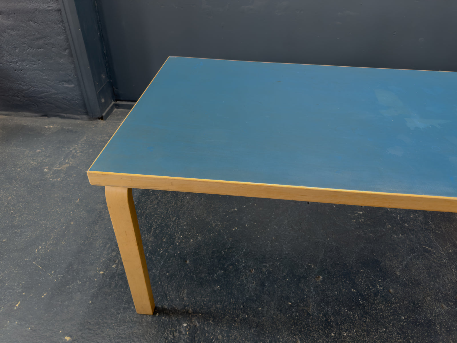 Alvar Aalto Teal Top Table 83