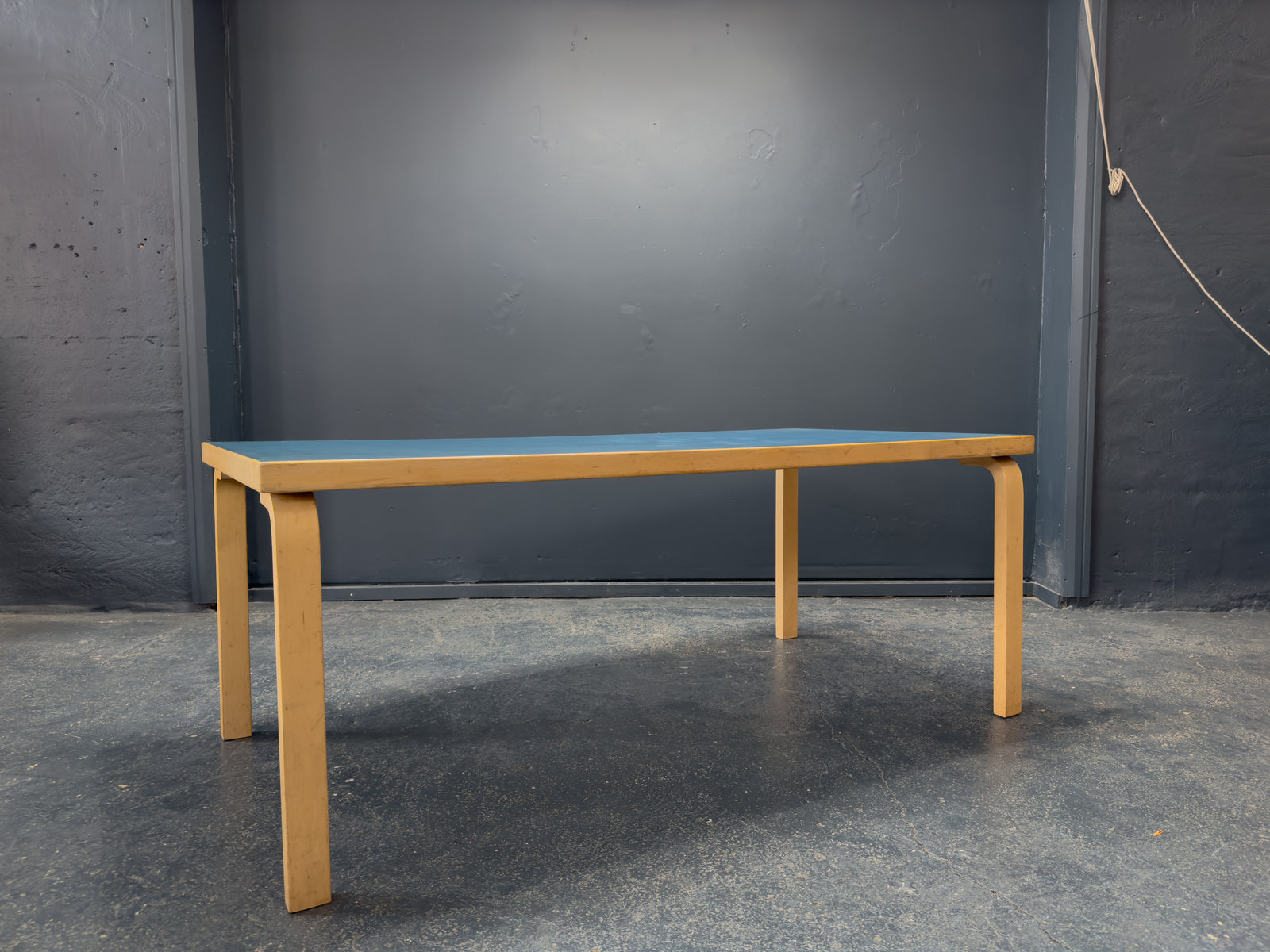 Alvar Aalto Teal Top Table 83