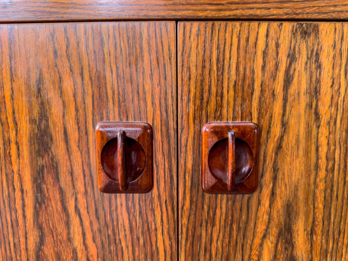 Small Sideboard with Carved Handles