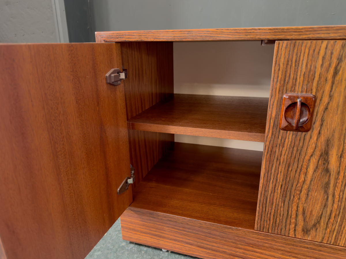 Small Sideboard with Carved Handles