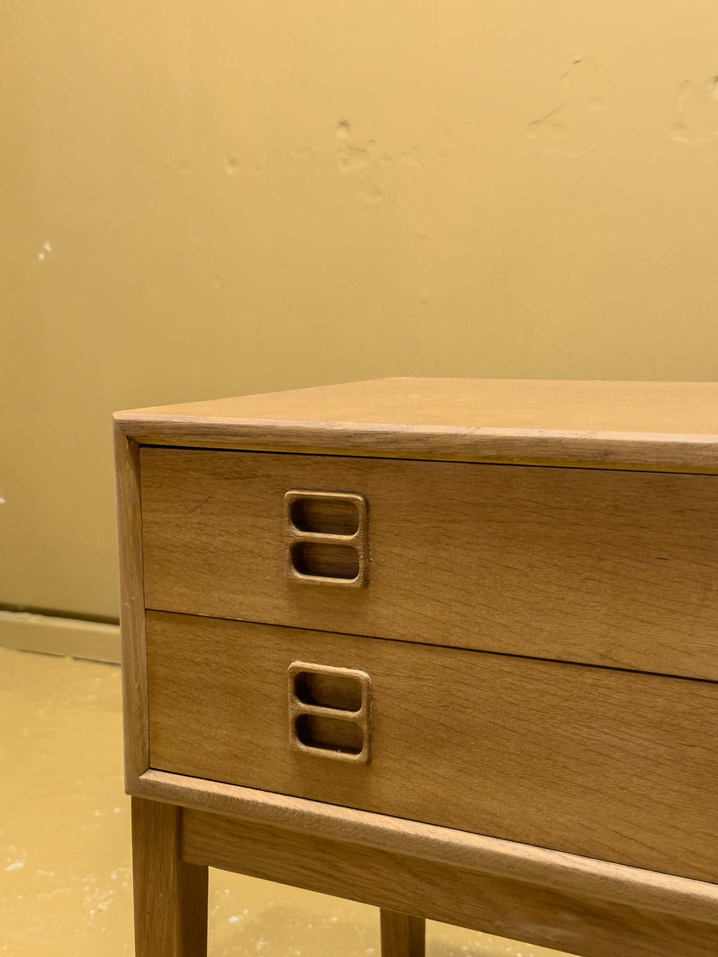Pair of Small Scale Oak Chest of Drawers