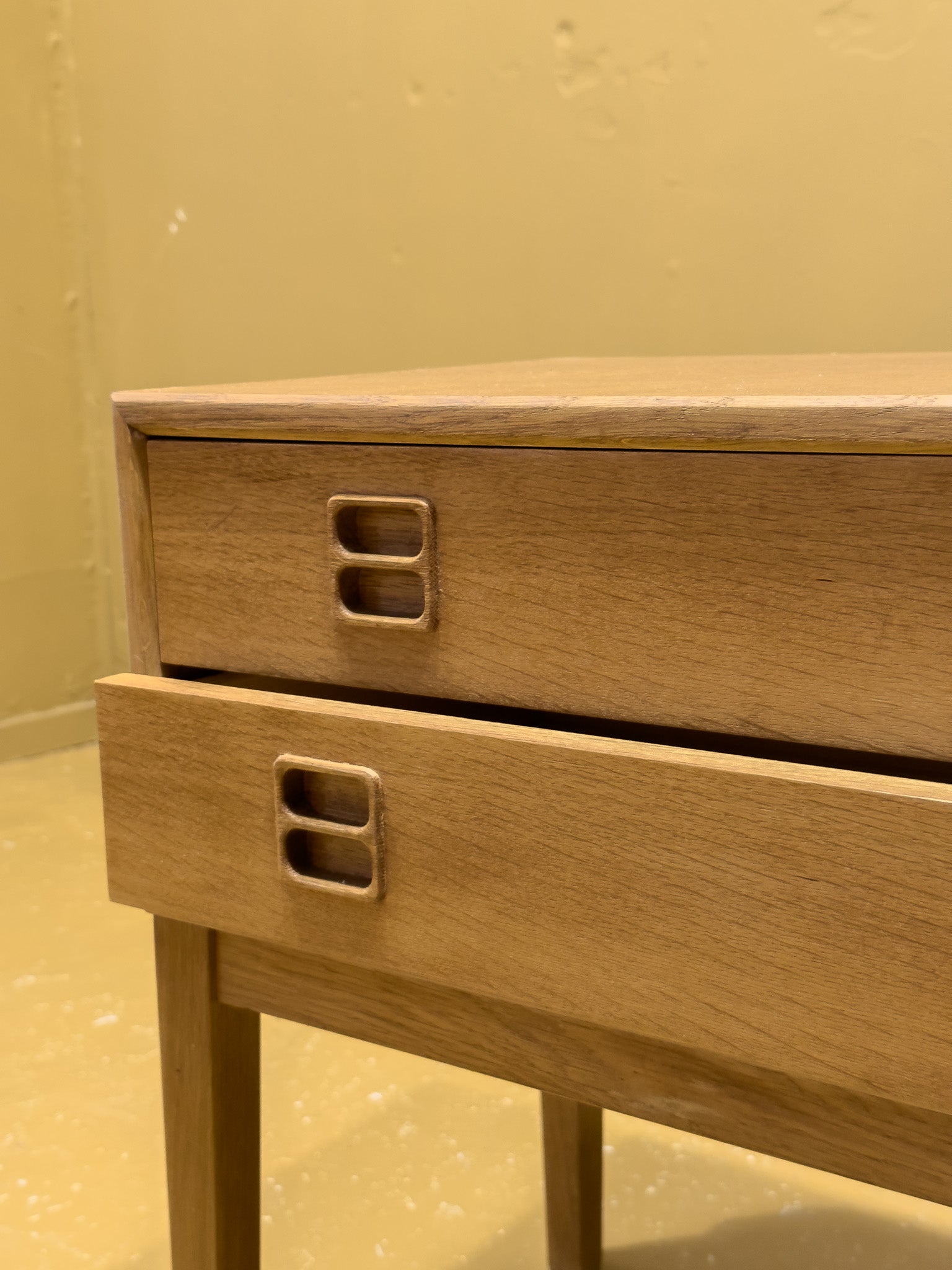 Pair of Small Scale Oak Chest of Drawers