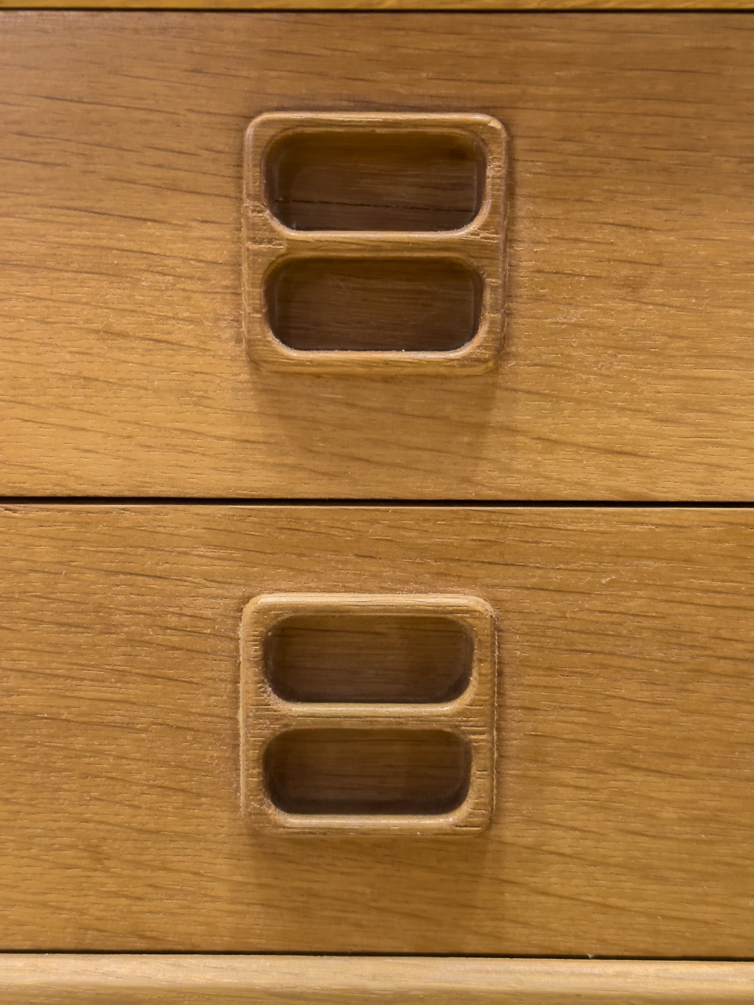 Pair of Small Scale Oak Chest of Drawers