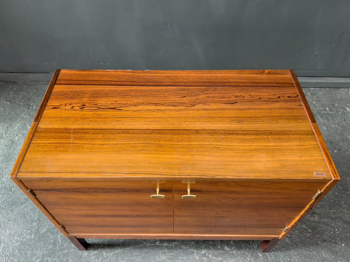 Rosewood Sideboard with Brass Handles