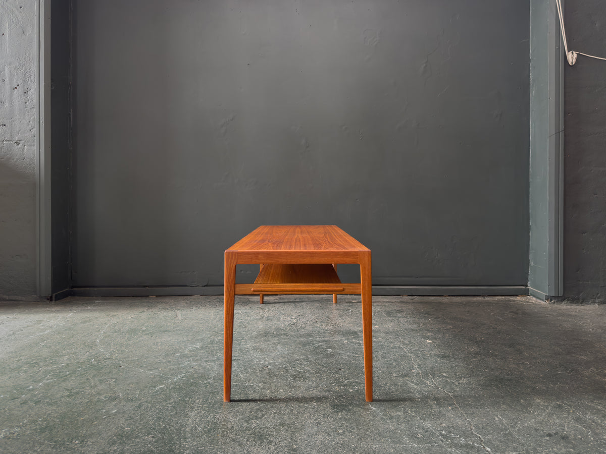Long Teak Coffee Table by Ludvig Pontoppidan