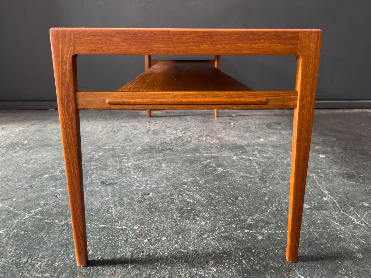 Long Teak Coffee Table by Ludvig Pontoppidan