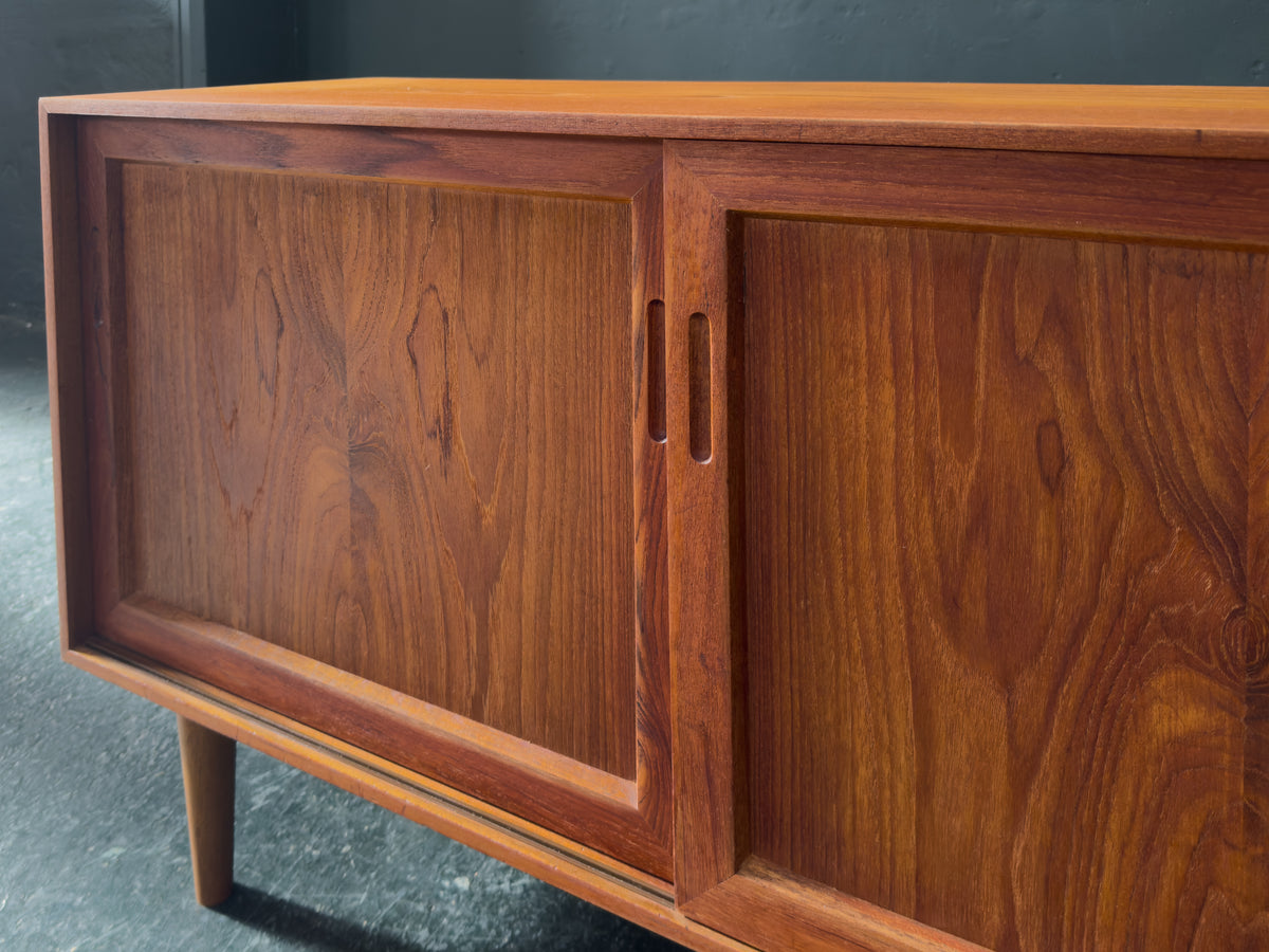 Teak Sideboard with Sliding Doors