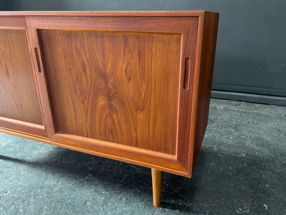 Teak Sideboard with Sliding Doors