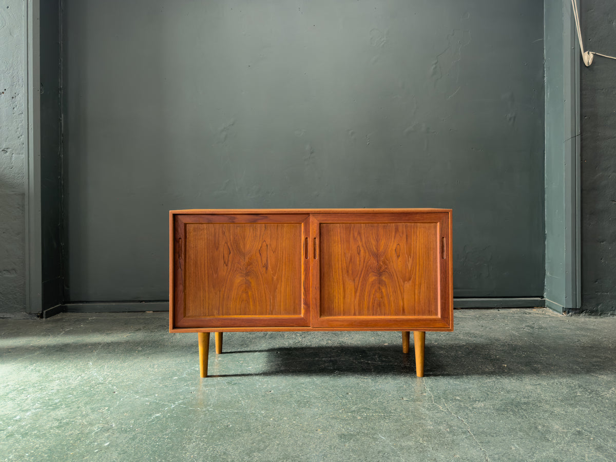 Teak Sideboard with Sliding Doors
