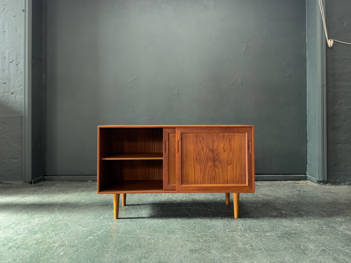 Teak Sideboard with Sliding Doors