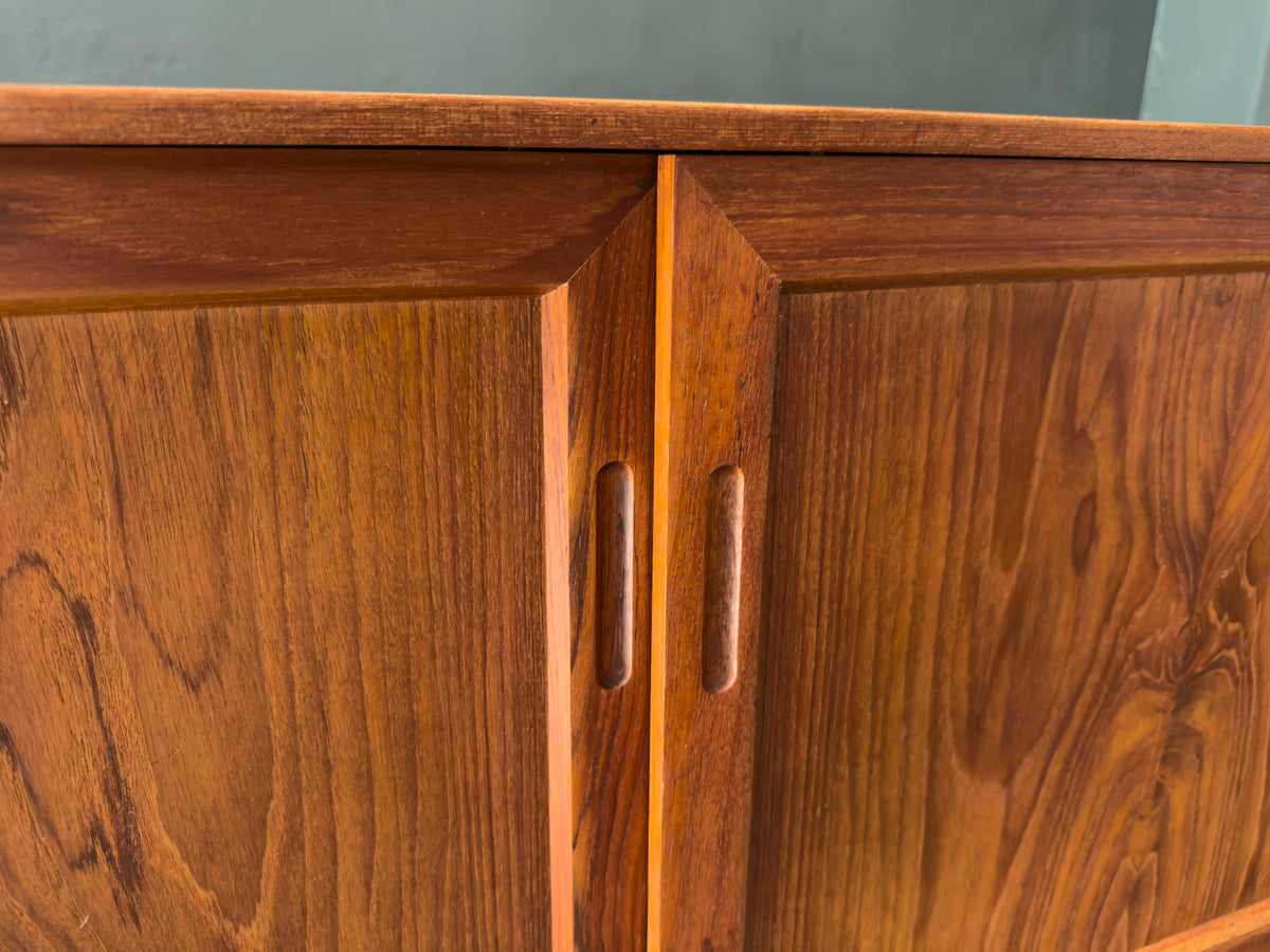 Teak Sideboard with Sliding Doors