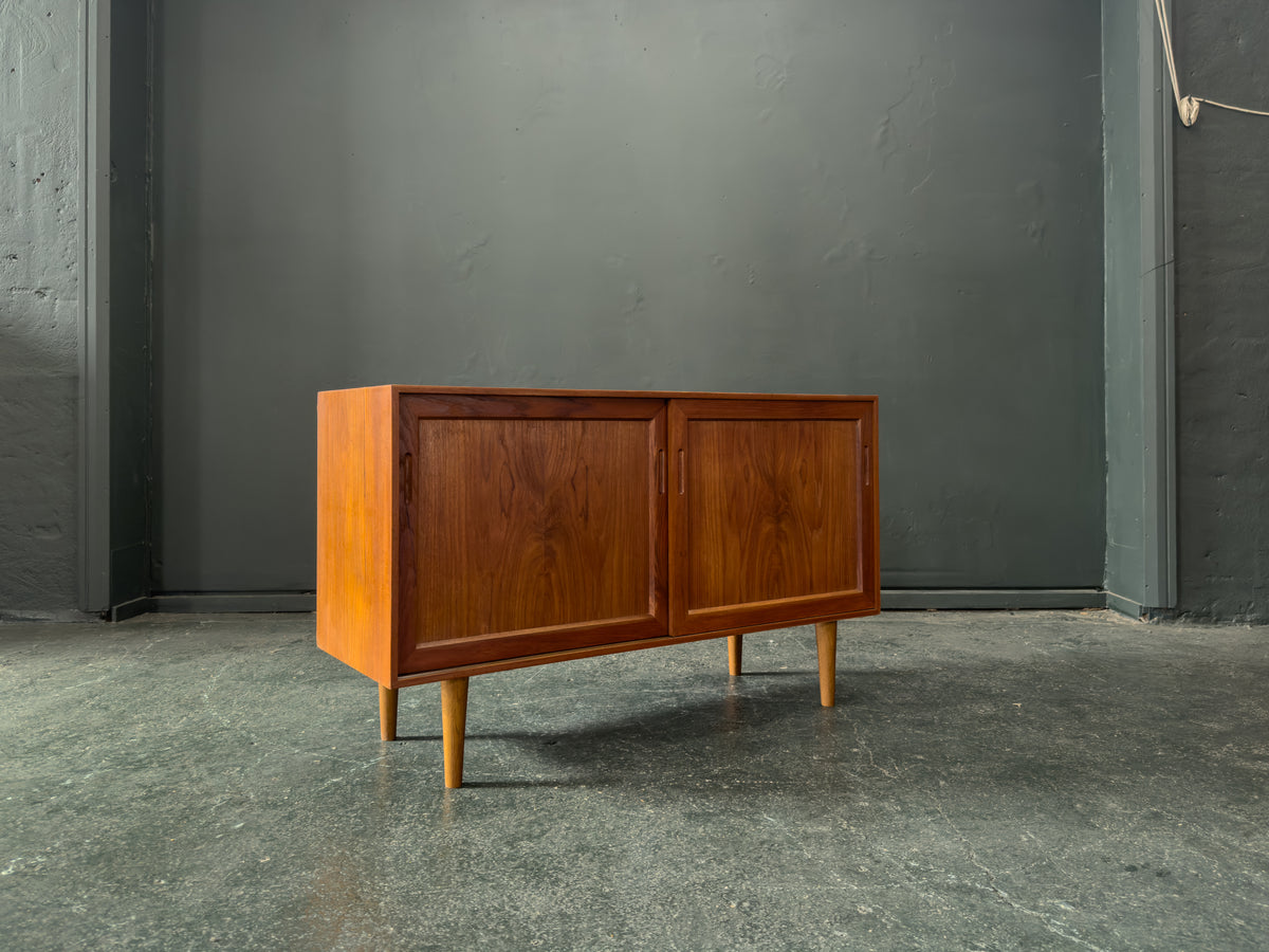 Teak Sideboard with Sliding Doors