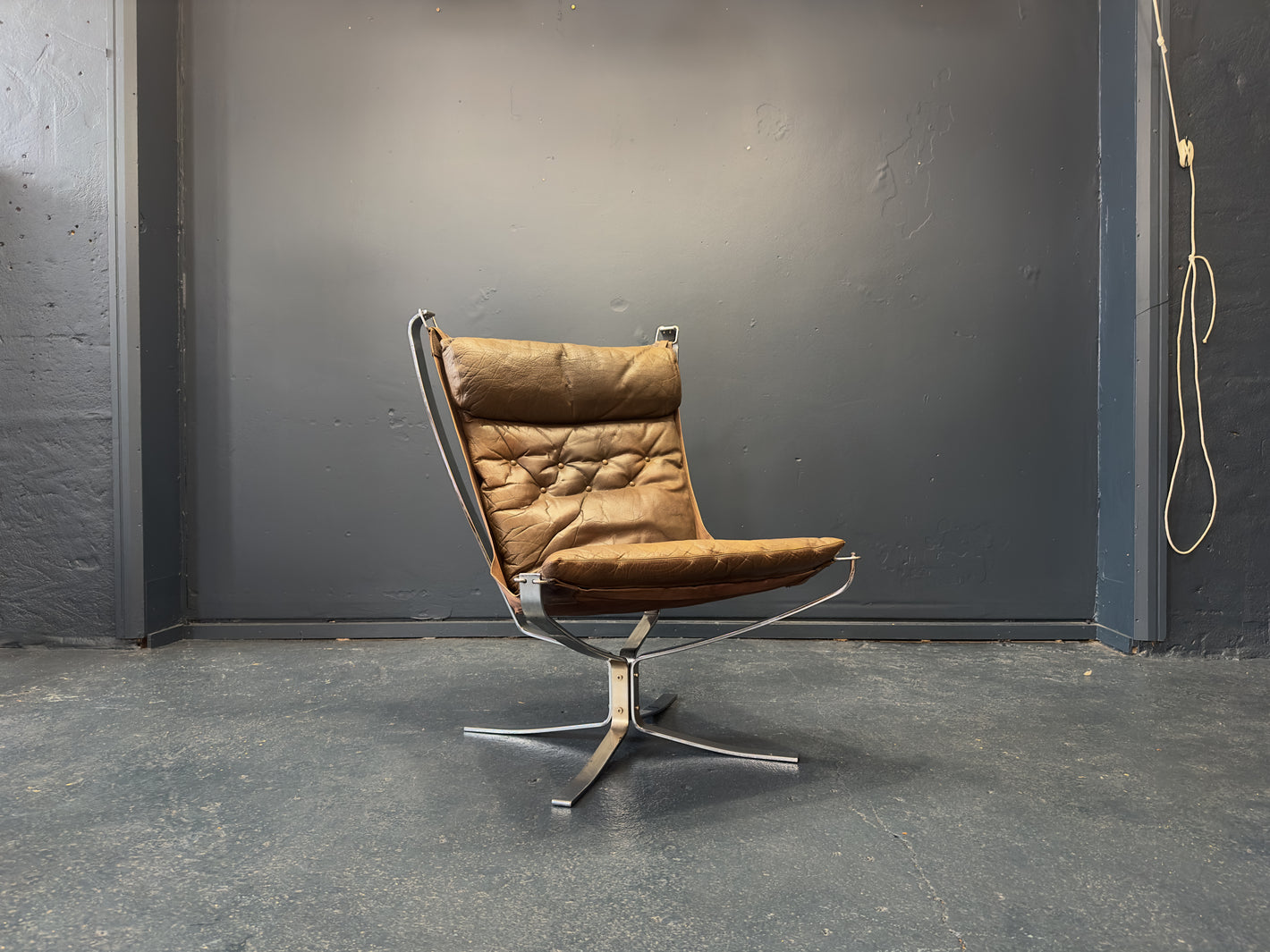 Chrome Falcon Chair by Sigurd Ressell