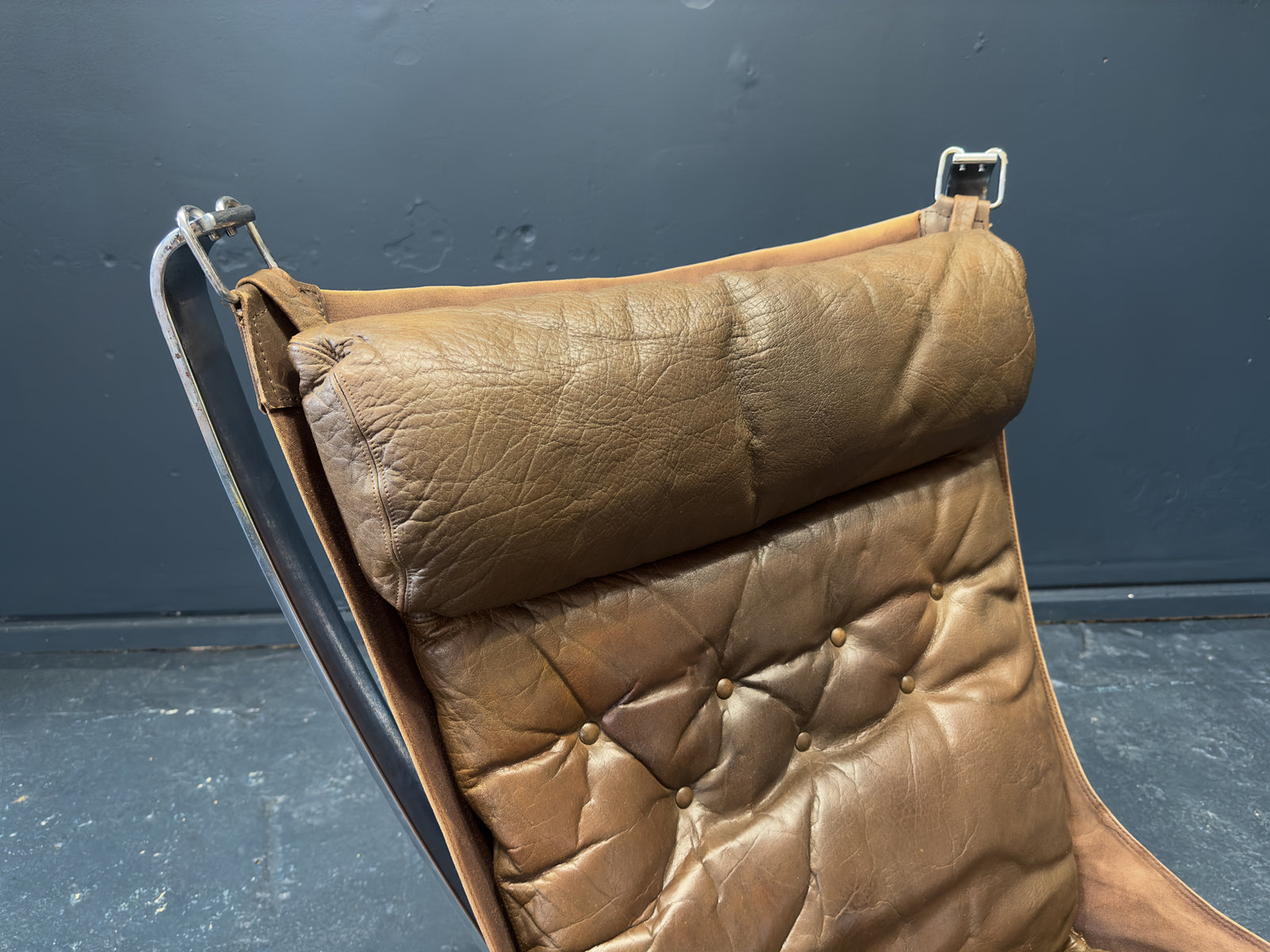 Chrome Falcon Chair by Sigurd Resell