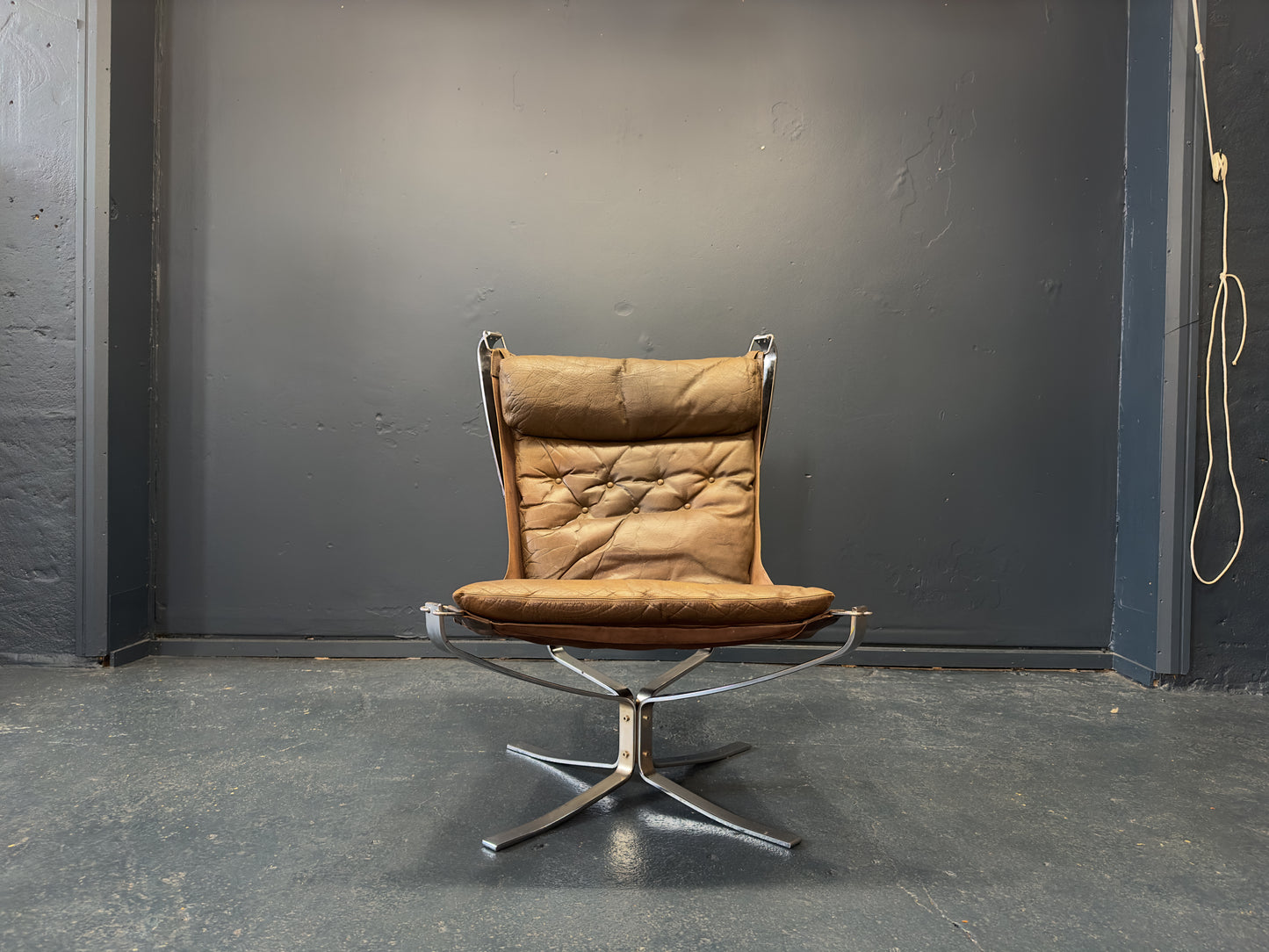 Chrome Falcon Chair by Sigurd Ressell