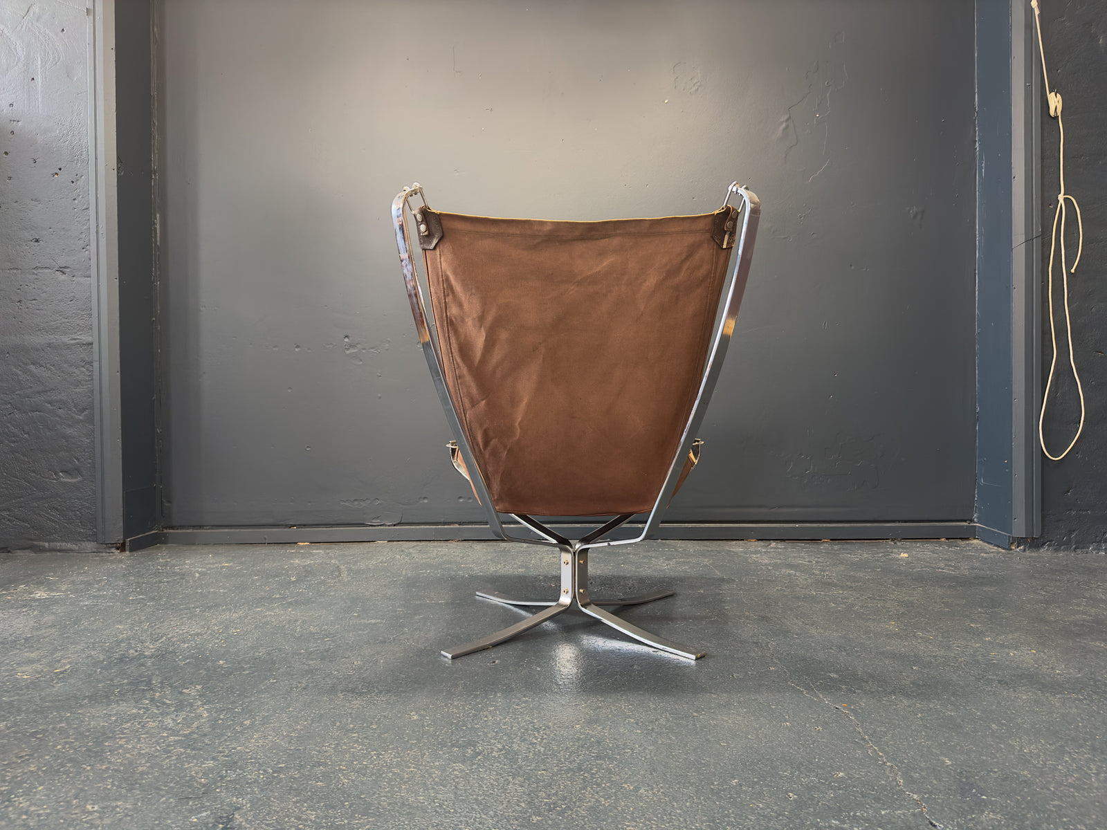 Chrome Falcon Chair by Sigurd Resell