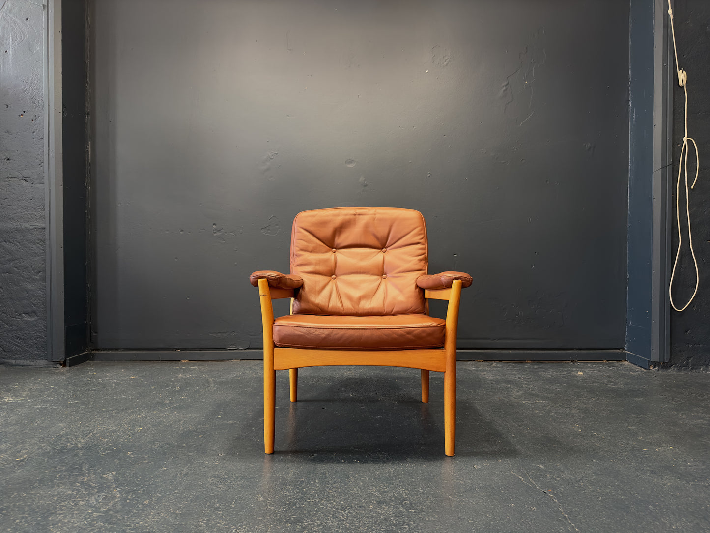 Gote Mobler Nassjo Leather Armchair