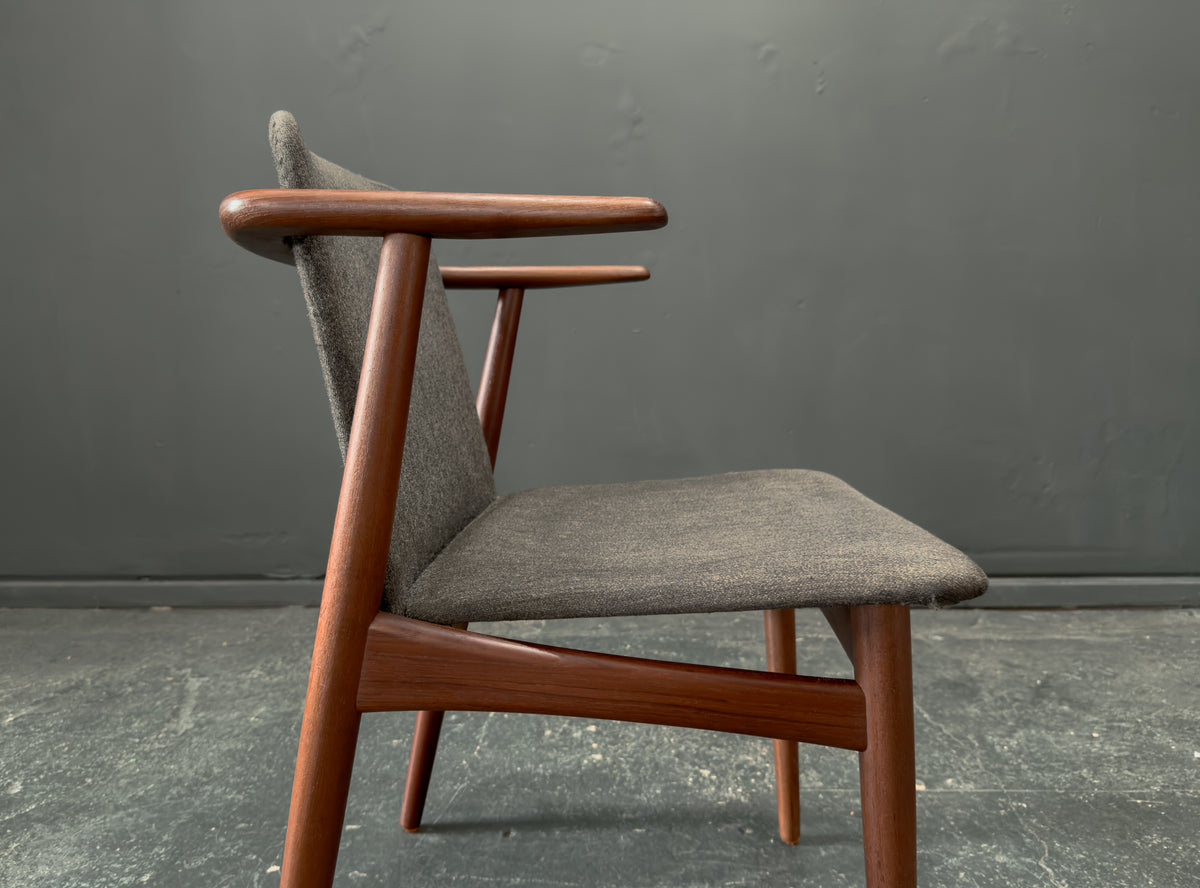 Teak armchair by Hans Olsen for Bramin Møbler