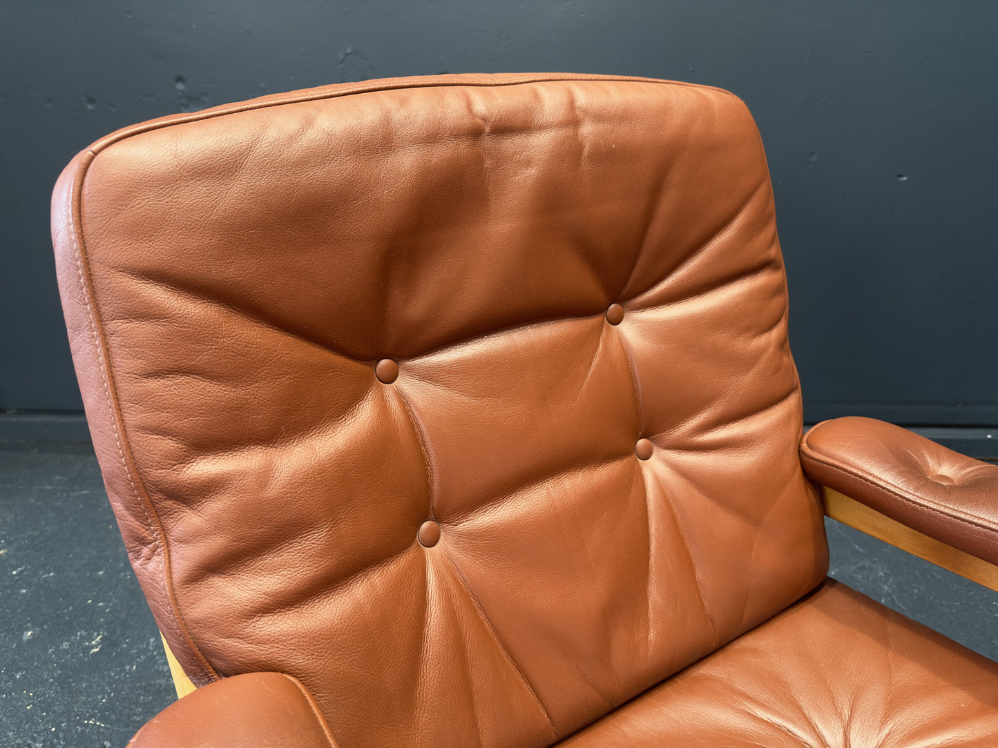 Gote Mobler Nassjo Leather Armchair