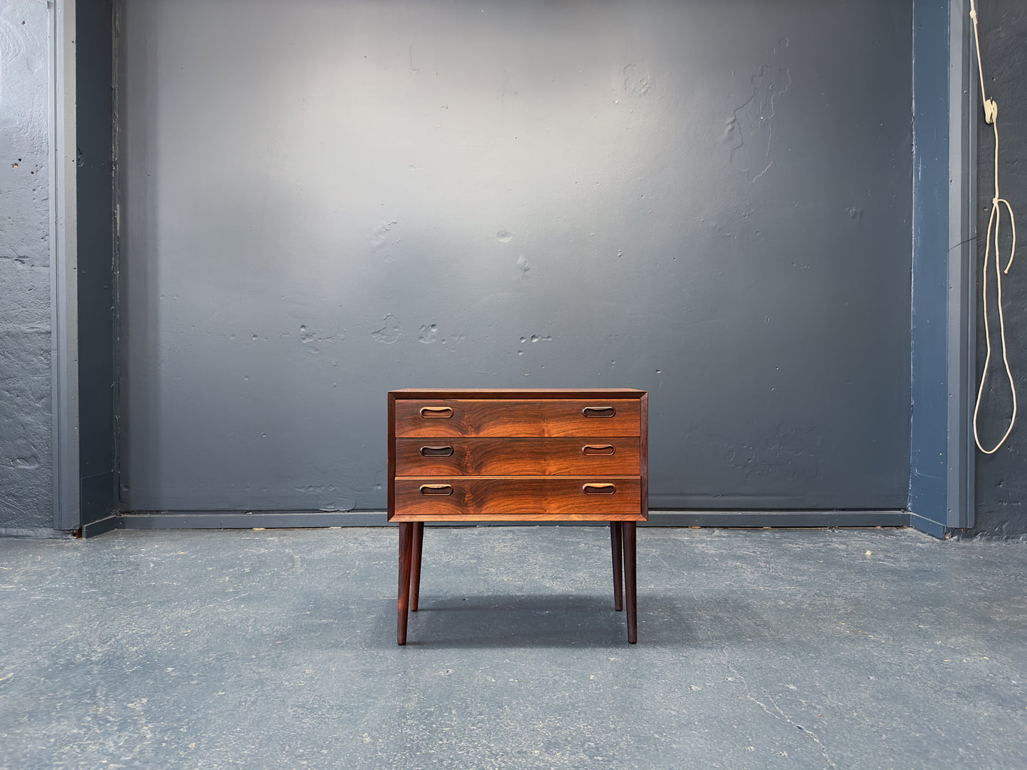 Compact Rosewood Chest of Drawers