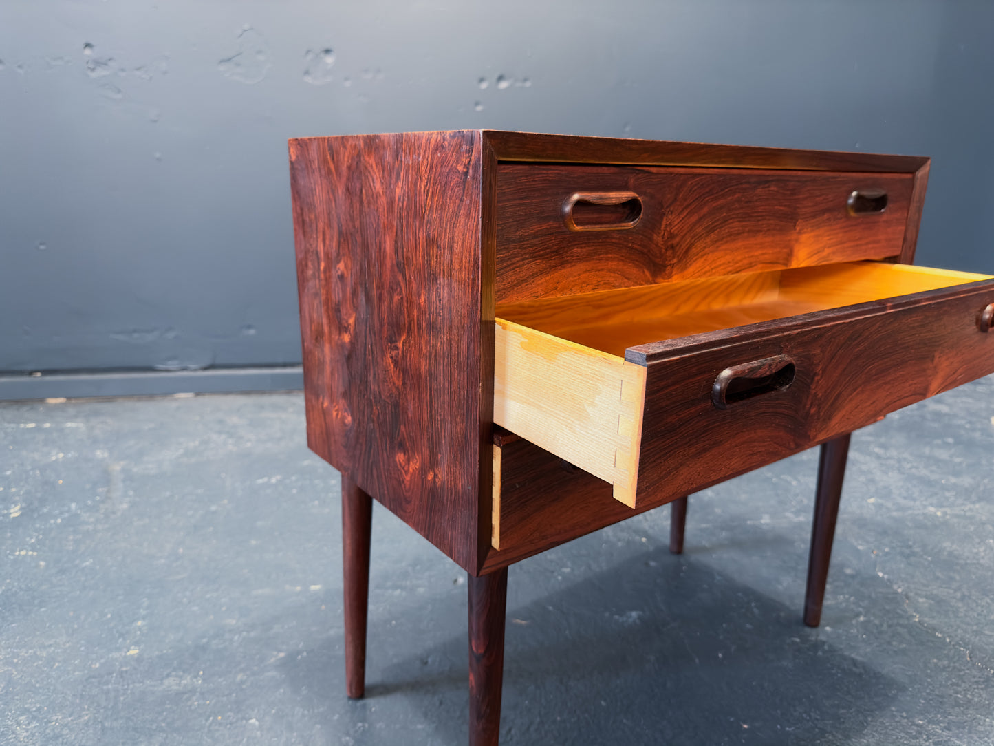 Compact Rosewood Chest of Drawers