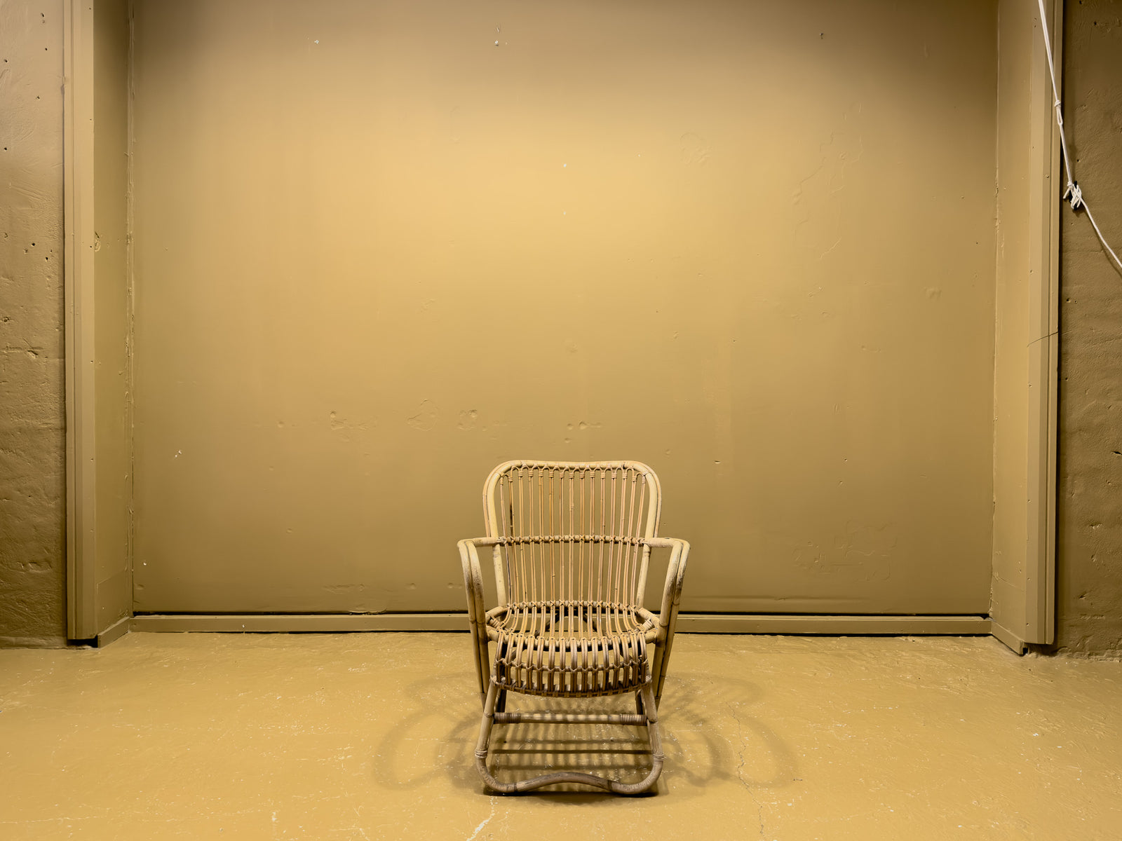 1950s Wicker Armchair