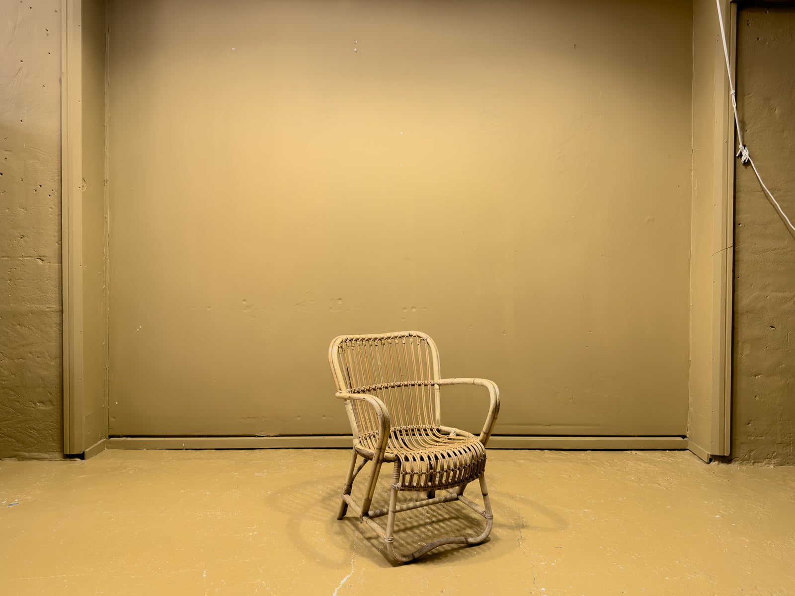 1950s Wicker Armchair