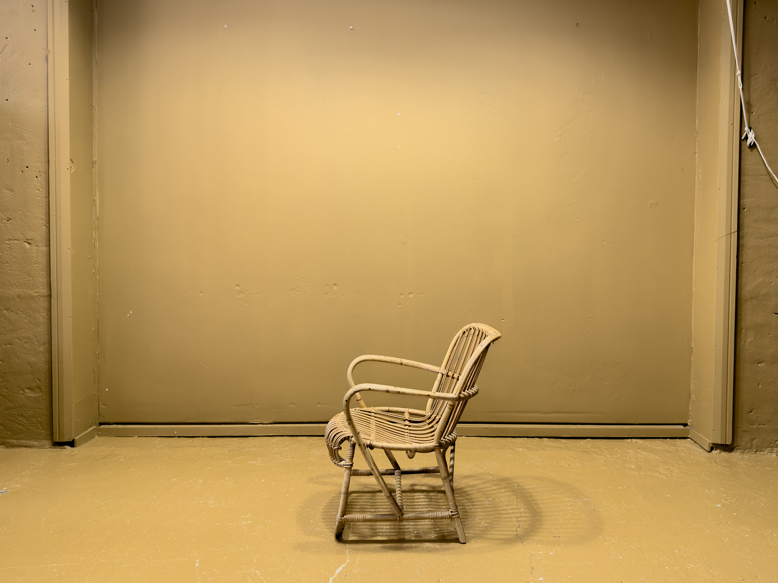 1950s Wicker Armchair