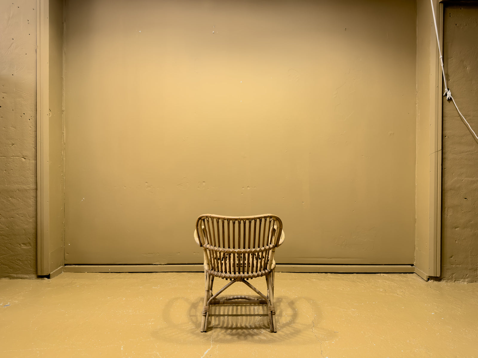 1950s Wicker Armchair