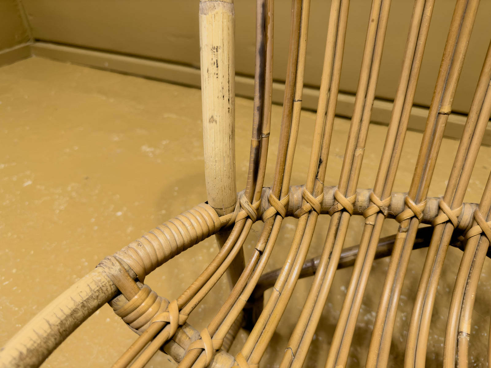 1950s Wicker Armchair