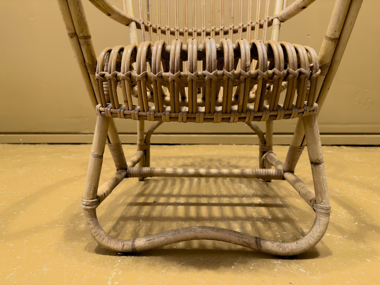 1950s Wicker Armchair