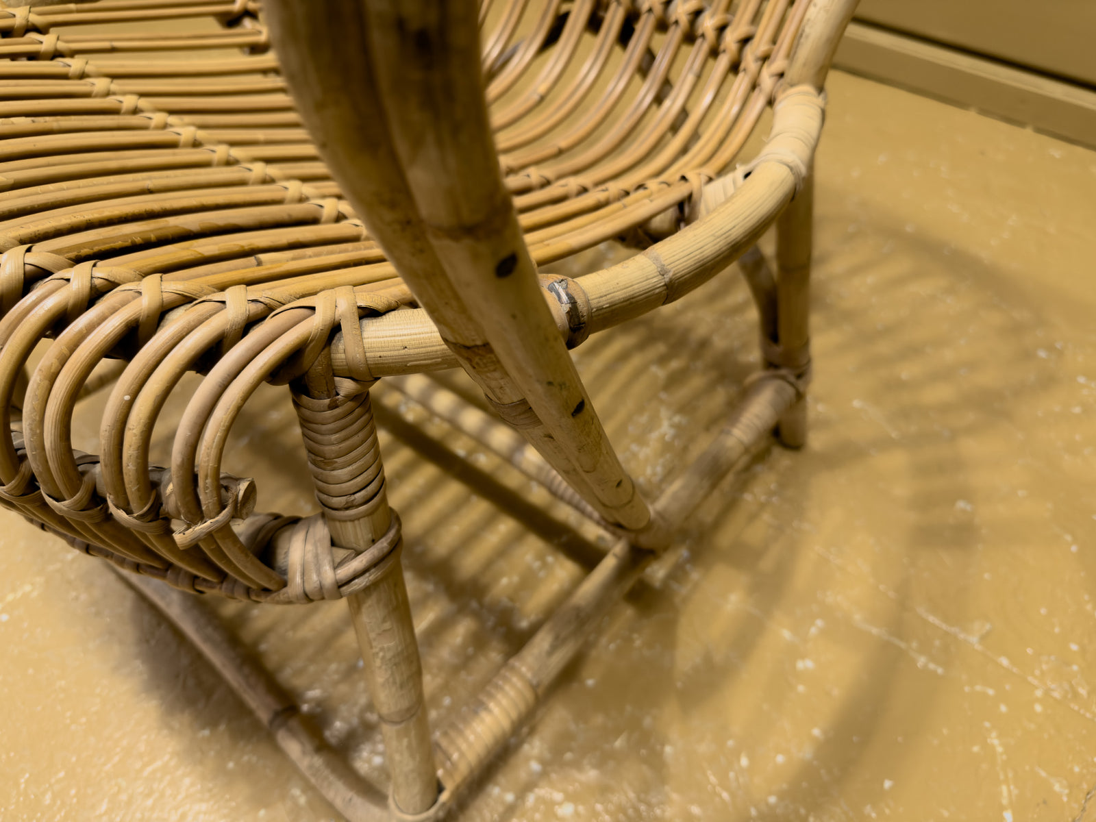 1950s Wicker Armchair
