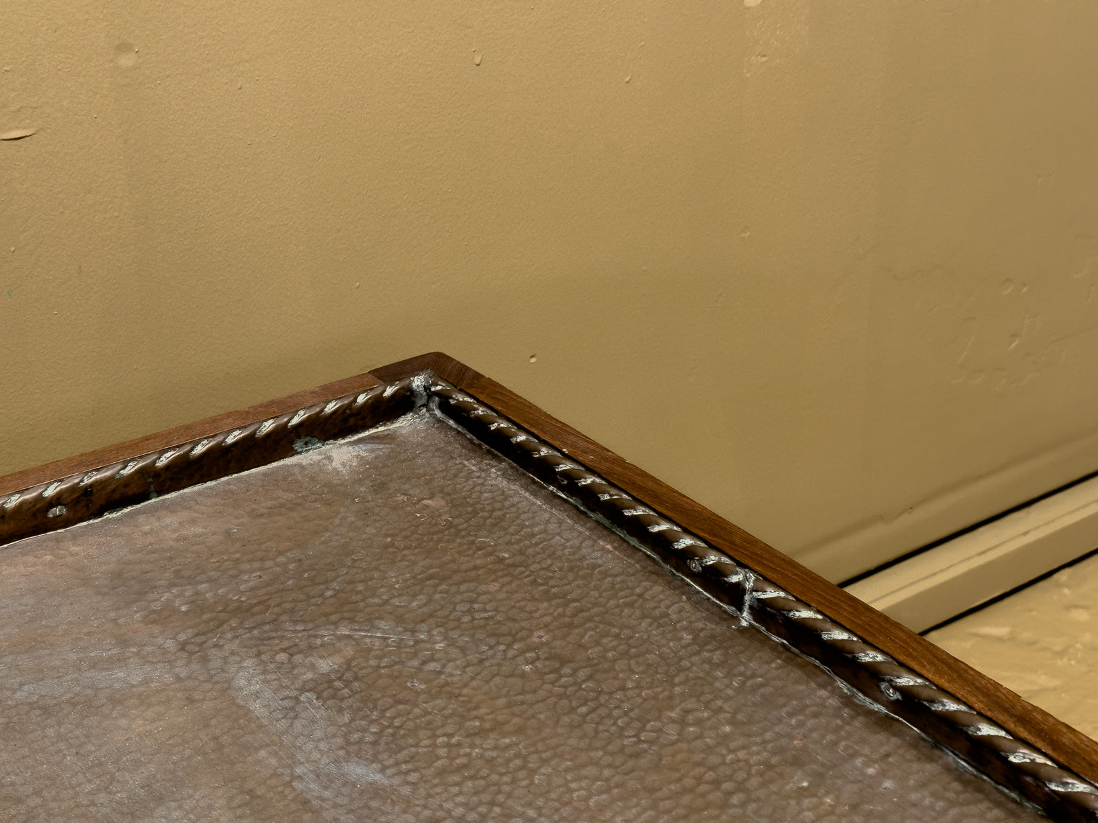 Hammered Copper Coffee Table