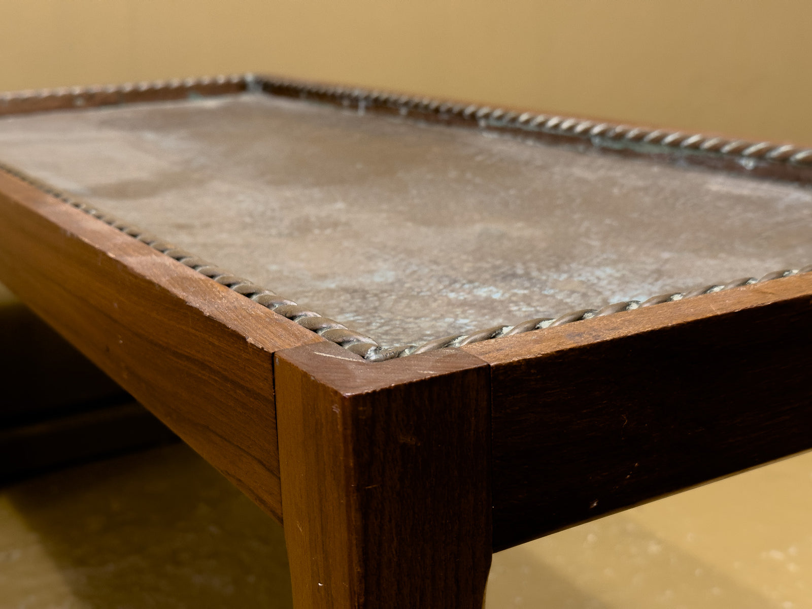 Hammered Copper Coffee Table