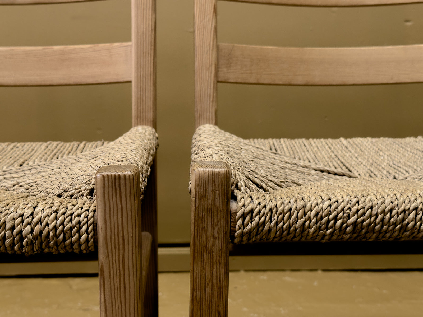 Set of 4 Ladder Back Chairs