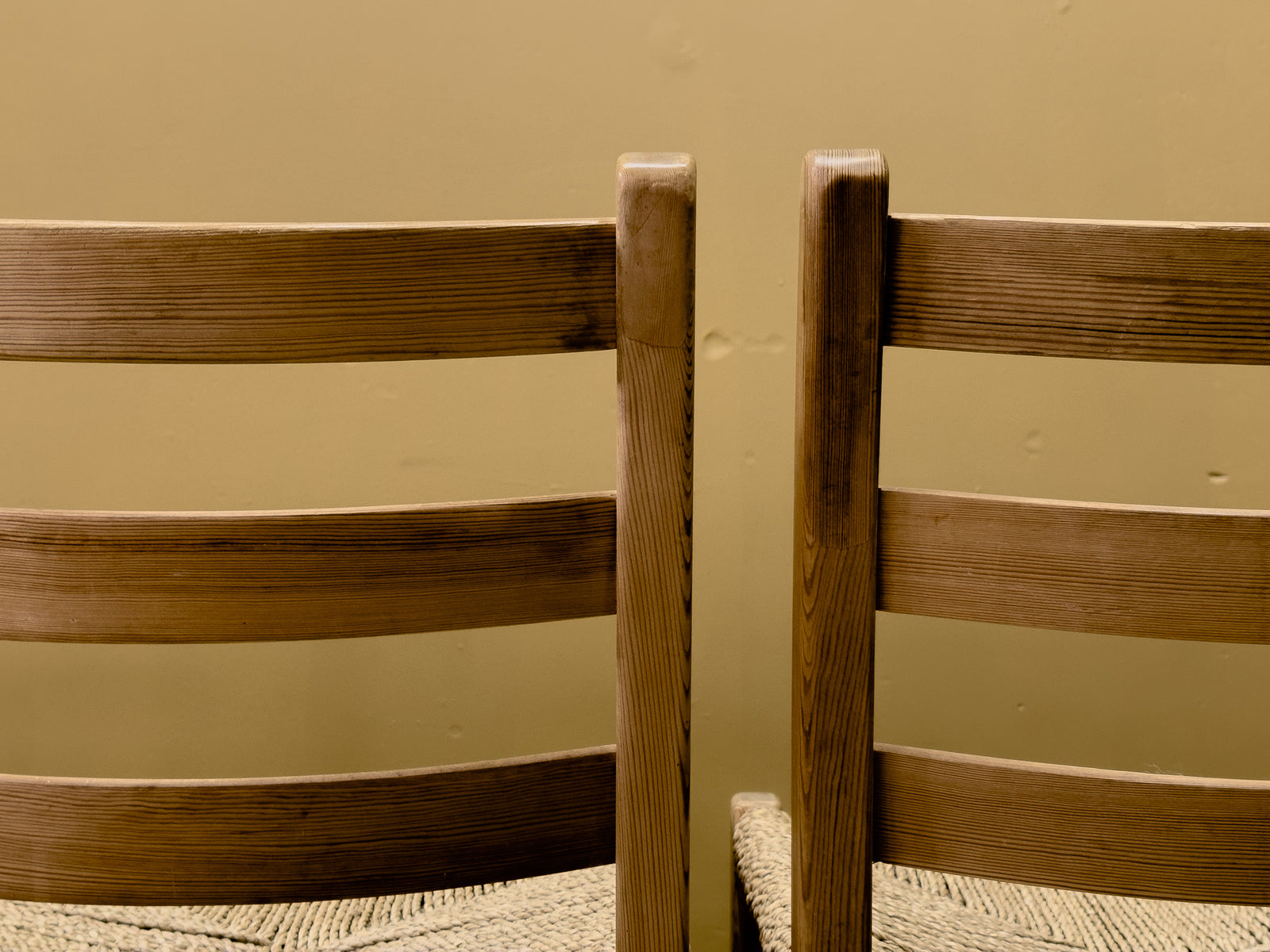 Set of 4 Ladder Back Chairs