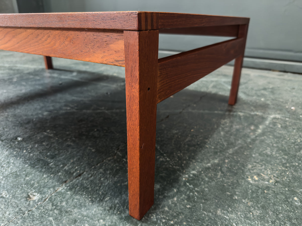 Low Rectangular Teak Coffee Table