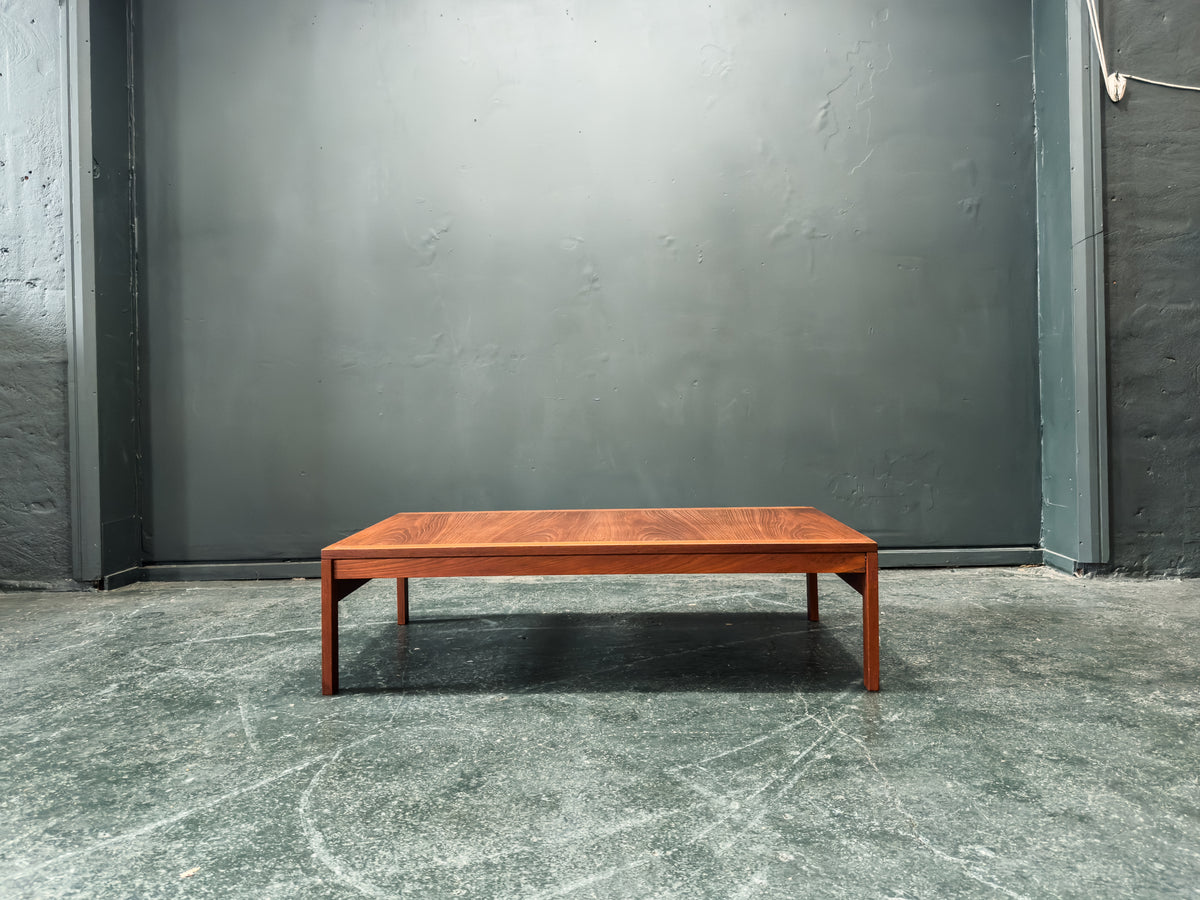Low Rectangular Teak Coffee Table
