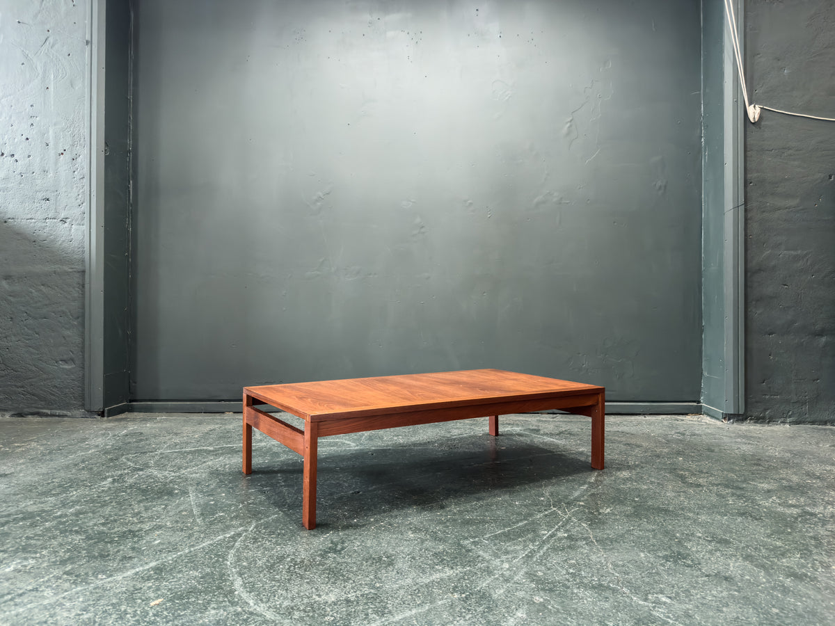 Low Rectangular Teak Coffee Table
