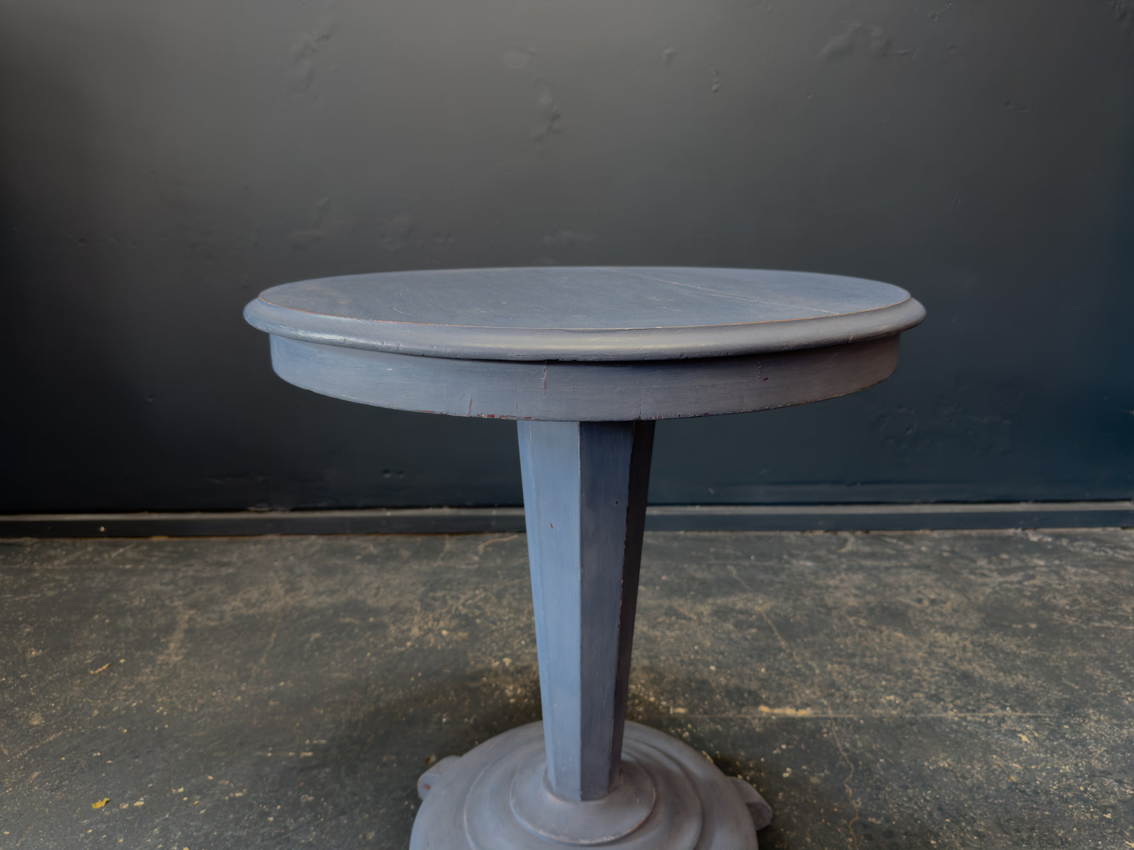 Blue Mahogany Swedish Side table