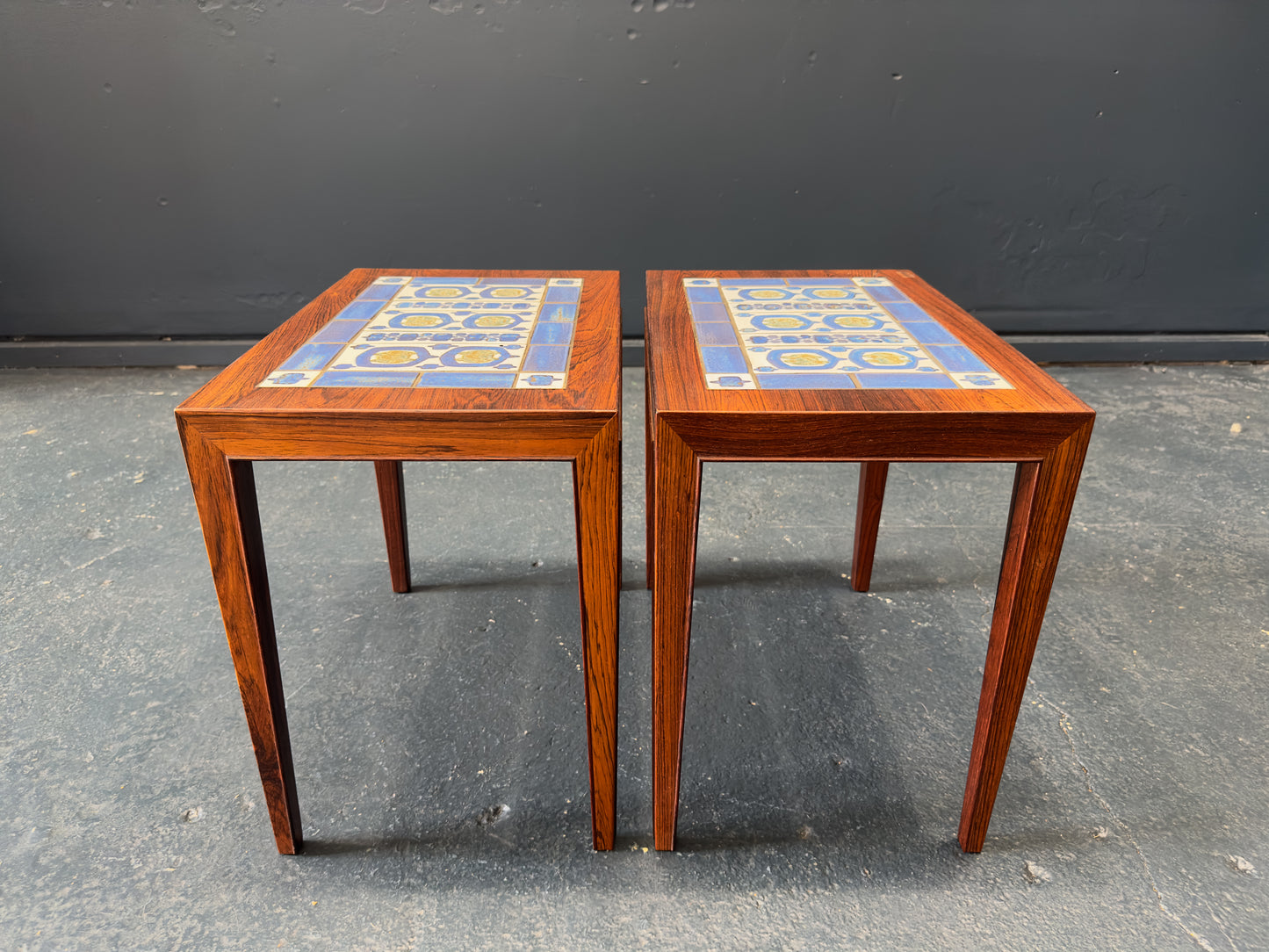 Royal Copenhagen Side Tables by Severin Hansen